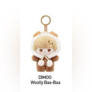 🤎 DIMOO 🤎 ❄️ POP BEAN ”Fluffy & Cozy” Plush Pendant ❄️ 🆕SEALED BOX🆕 🟥POP MART🟥